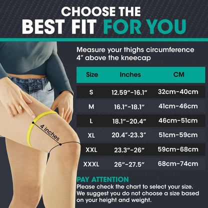 Compression Knee Brace for Women & Men - 2 Pack Knee Brace for Women Running Knee Pain, Knee Support Compression Sleeve, Workout Sports Knee Braces for Meniscus Tear ACL & Arthritis Pain Relief