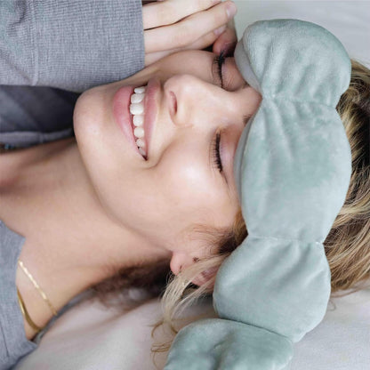 Gentle Pressure Sleep Mask | Patented Light Blocking Design for Sleeping, Traveling & Relaxation - Sage