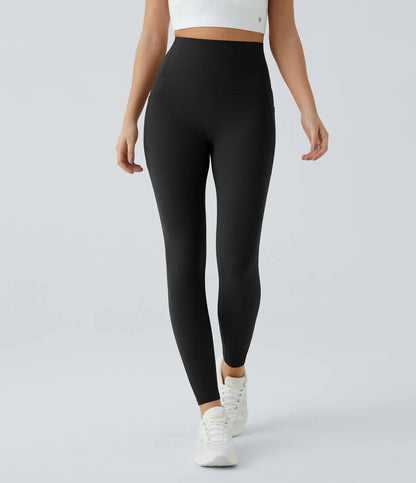 High Waisted Butt Lifting Tummy Control Side Pocket Shaping Training Leggings