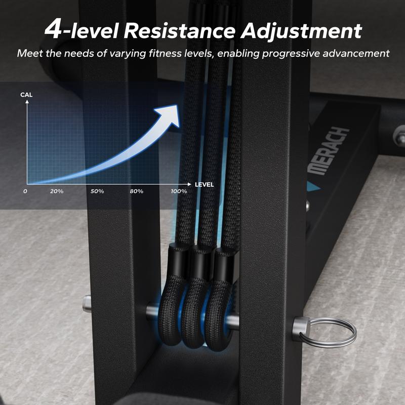 MERACH Deep Squat Machine, Adjustable Glutes Workout for Home Gym Workout Training, Sit up Machine for Abs and Muscle Building, Abdominal Bench, Push up Fitness Equipment, Dealsforyoudays